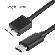 Kabel Data Harddisk HDD Eksternal Type-C To Micro B USB 3.0 High Speed