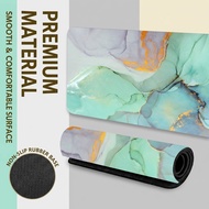 Desk Mat 80x30cm Easy Clean No Slip Big Marble for Office Home WFH Desk Gaming Study Work Gamer