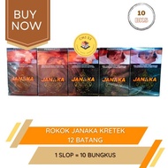 Rokok JANAKA SKT Kretek 12 Batang - 1 Slop 10 Bungkus Berkualitas