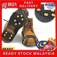 MH 10 Teeth Ice Snow Shoe Spike Shoe Cover/ Ice Climbing Shoe Grips Cleats/ Outdoor Non Slip Silicon