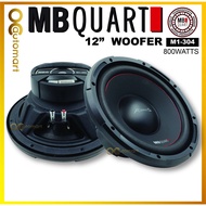 MB Quart 12" Woofer M1 Series Formula SubWoofer Sub Woofer 800 watts M1-304