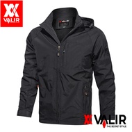 Valir Nazrie Jaket Pria Taslan Waterproof Anti Air Casual Model Baru Jaket Motor Bikers Turing