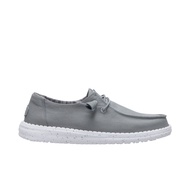 HeyDude Women's Wendy Stretch Canvas - Monument Grey (40902-1UM)