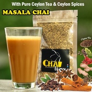 Home Made Masala Tea Powder with Pure Ceylon Tea | Manfaat Untuk Kesihatan 15cups & 30 Cups