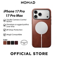 NOMAD Modern Leather Case for iPhone 17 Pro | Pro Max by Horween Leather, 8ft Drop Protection, MAG &