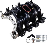 Upper Intake Manifold w/Gaskets Thermostat Kit | Fit for Ford Excursion Expedition E-150 Econoline C