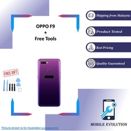 OPPO F9 Purple Back Battery Cover Housing Set + Free Basic Tools