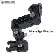 SECRETSPACE Motorcycle Helmet Strap Mount Set Action Sports Camera Accessories Mount Full Face Holder For Gopro Hero11 10 9 8 7 6 5 4 3 Yi osmo H4W1