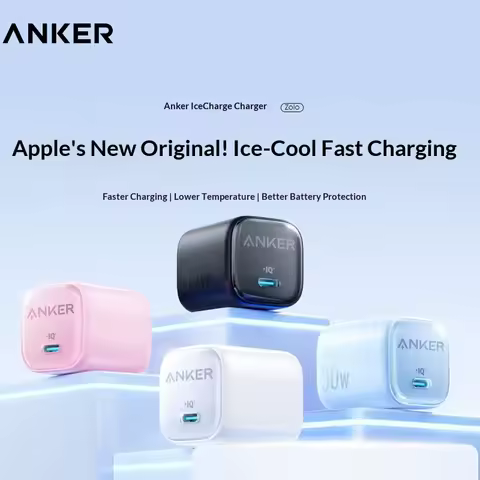 Anker 30w Pd Fast Charger Low Temperature Certified Usb C Power Adapter For Phone 16 Pro Max 15 Pro 