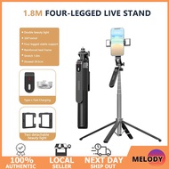 【SG Stock】P180 gimbal 1800mm Wireless Selfie Stick Tripod Stand Foldable Monopod for Gopro Action Ca