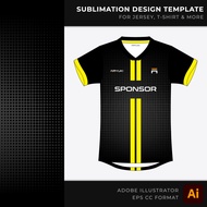 Catalogue 2024 - 009 | Sublimation Jersey, T-Shirt &amp; More Design Template | Adobe Illustrator