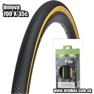 Innova 700 X 35c Pro Orochi Gravel Commuter Bicycle Skinwall Brown Tyre (1 Tire)