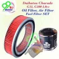 Daihatsu Charade G11, G100 1.0cc Oil Filter, Air Filter, Fuel Filter SET