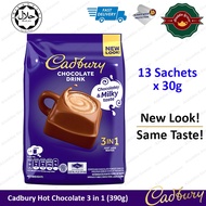 Cadbury 3 in 1 Hot Chocolate Drink (390g) ** EXP: Sep 2024**