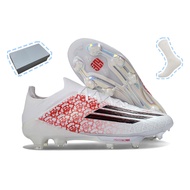 Outdoor Knitted Soccer Shoes F50+ Low-top Fg Men Training Shoes Free Shipping Size39-45 Color Availa