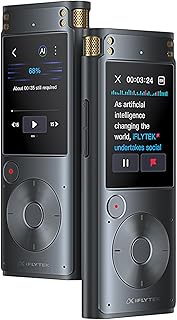 iFLYTEK AI Voice Recorder with Playback & Voice Activated Recording, 32GB Digital Audio Recorder Dev