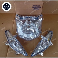 REFLEKTOR LAMPU DEPAN+LAMPU SEIN MOTOR HONDA BEAT KARBU