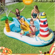 INTEX BOAT DESIGN SWIMMING POOL Kids Swimming Pool Inflatable Outdoors Pool Kids Play Swimming Pool 