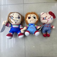 Cross-Border Halloween Creative Plush Toy Clown Back to Soul Ghost Doll Chucky Chucky Plush Doll Dol