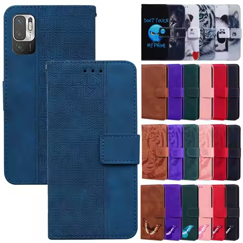 Leather Case For Xiaomi Redmi Note 10 5G Magnetic Flip Wallet Case Cover For Redmi Note 10T 5G Note1