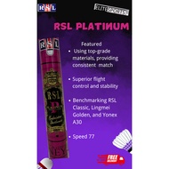 RSL platinum Shuttlecock (100% ORIGINAL) ready stock Speed 77 elite sports bulu tangkis