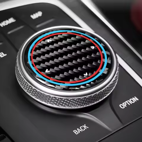 Multimedia Knob Sticker Interior Trim For BMW F10 E60 F30 F20 G20 E90 F25 G01 E39 X3 X4 X5 X6 Z4