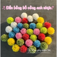 ComBo of 5 plastic dandelion flower heads