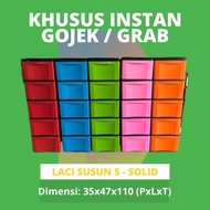 Promo (Gojek/Grab) Laci Susun 5 / Laci Susun Warna / Laci Susun