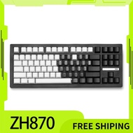 Zuohe ZH870 Mechanical Keyboard 88Keys Three Mode RGB Bluetooth Wireless Gaming Keyboard Hot Swap Cu