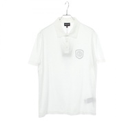 【สินค้ามือสอง】 จอร์จิโอ อาร์มานี GIORGIO ARMANI เสื้อโปโล แขนสั้น มีโลโก้ รุ่น 6KSF70 ผ้าคอตตอน เสื้