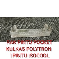 RAK PINTU.RAK POCKET KECIL.KULKAS POLYTRON 1PINTU SERI ISOCOOL SECOND ORIGINAL