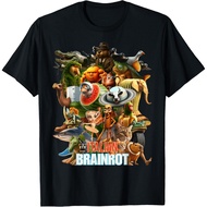 Italian Brainrot Kids T-Shirt Viral Meme Collage Gen Z T-Shirt
