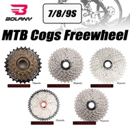 Bolany MTB Cogs Road Bike Cassette 7/8/9S Speed Freewheel 7-9S 11/28/32/36/42/46T Bicycle Sprocket