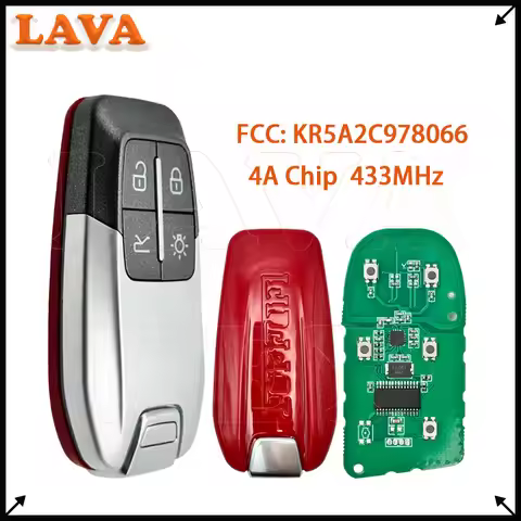 LAVA FCC: KR5A2C978066 CN094005 Aftermarket 4A Chip 433MHz Remote Key For Ferrari Key Shell 458 588 