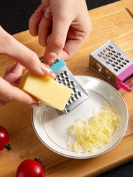 1入組不銹鋼迷你創意隨機色奶酪刨絲器適用於蔬菜