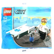 全新 LEGO® 7267 Paramedic 救護員 及 擔架床 Polybag City 城市系列 絕版 限定 Year 2005