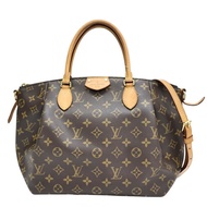 棕色 原花帆布 Turenne MM 兩用包【LOUIS VUITTON LV 路易威登】 M48814