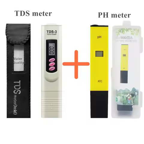 TDS Meter 0-9990ppm Digital PH Meter 0.01 PH High Precision Pen Water Tester TDS&PH Meter 0-14 PH LC