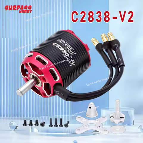 SURPASS HOBBY Brushless Motor 2-5S C2838 For RC Aircraft Plane Multicopter Brushless Outrunner Motor