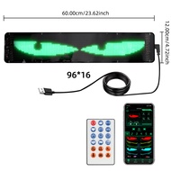 ไฟ LED Eye สำหรับหน้าจอกระจกหน้าต่างรถยนต์ ไฟ LED ไร้สายแบบติดกาว Blazexel Devil Eyes ไฟ LED แบบยืดห