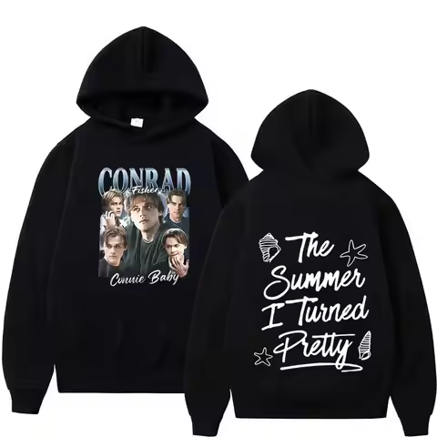 2025 Team Conrad Cousins Beach Hoodie Autumn/Winter Pullovers Mens Women Y2k Clothes Oversized Long 