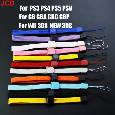 10pc For Wii PSP PS4PS5 Wrist Hand Strap Camera Phone MP4 Strap Mobile Phone Adjustable Hand Rope Fo