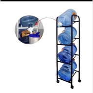 Gallon rack, gallon trolley, gallon storage place