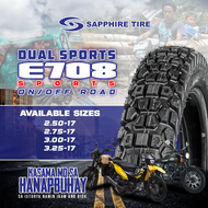 E708 SPORTS ON/ROAD-ROAD/DUAL TIRE SIZE "17" (CRF150 KLX150 XTZ125 XR150L DR150 KTM150 XRM125)