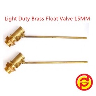 CITY BRASS FLOAT VALVE SIZE 1/2" / POLY FLOAT BALL