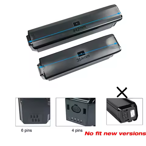 Shengmilo MX03 MX05 MX06 48V 52V Hidden Tube Battery 17.5Ah 15Ah 8fun M620 QuietKat Spare Pathfinder