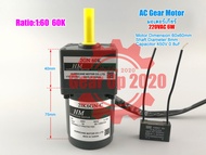 (สต๊อกพร้อมส่ง ในไทย) มอเตอร์เกียร์AC 2IK6GN-C 220Vac 0.12A 6W Gear Motor ลดความเร็วปรับความเร็ว เกี