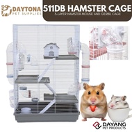 DAYANG 511DB Hamster Cage 3 Layer Elegant Cage for Hamster with Accessories L 47cm x H 70cm x W 30cm