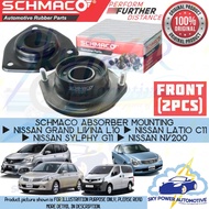 NISSAN GRAND LIVINA L10 / LATIO C11 / SYLPHY G11 / NV200 SCHMACO ABSORBER MOUNTING (FRONT 2PCS)