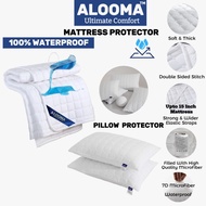 ALOOMA Washable Mattress Protector Perimium Soft Pelapik Tilam Tebal Elastic Comfortable Mattress To